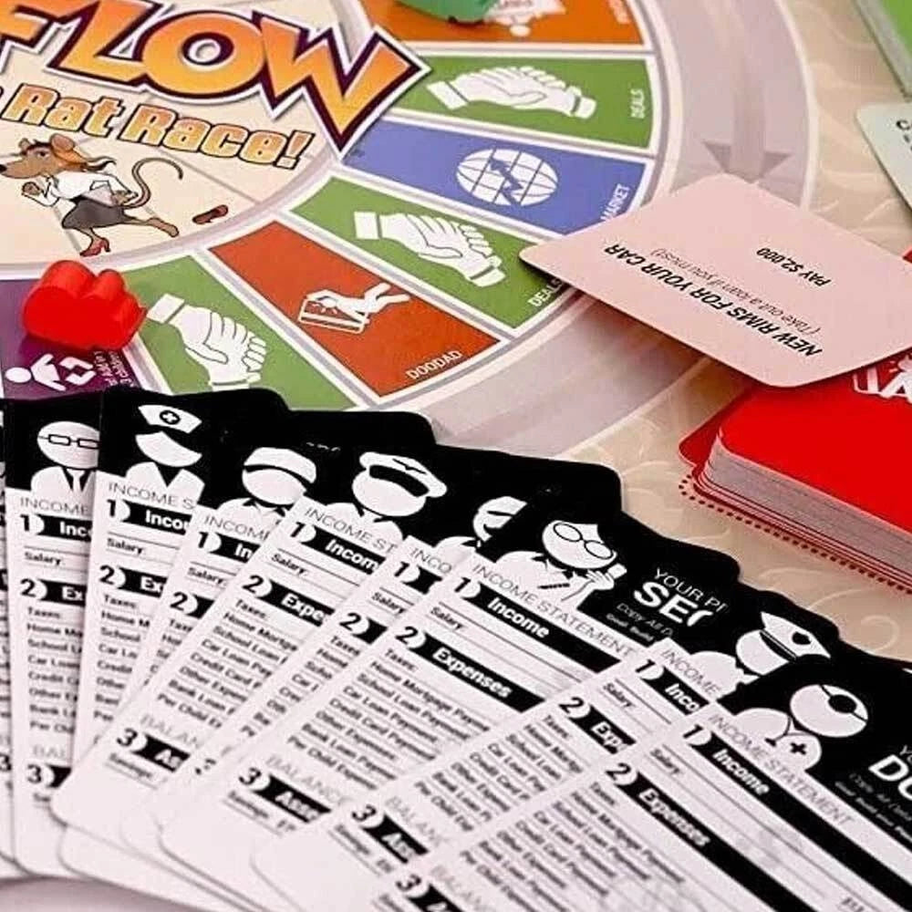 Cashflow Board Game, Rich Dad Investment Game Cashflow Board Game, Rich Dad Investment Game